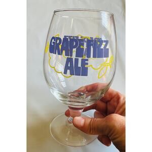 New Belgium Brewing Company Grape Fizz Ale Glass Seasonal Release - Asheville NC
